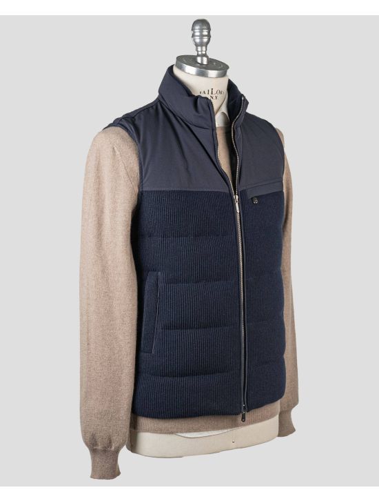 Cesare Attolini Cesare Attolini Blue Cashmere Vest Blue 001