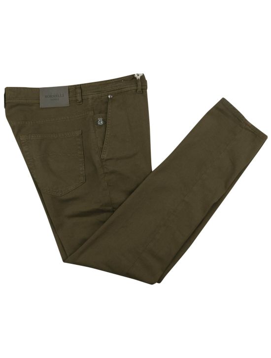 Luigi Borrelli Luigi Borrelli Green Cotton Sp Pant Green 000