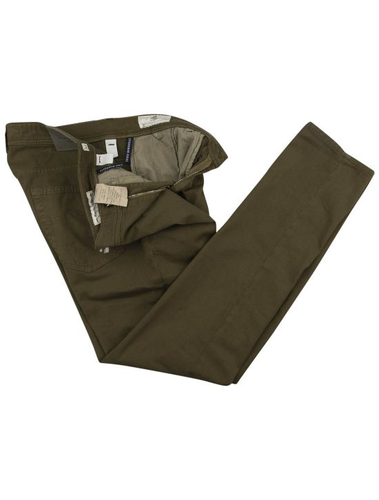 Luigi Borrelli Luigi Borrelli Green Cotton Sp Pant Green 001