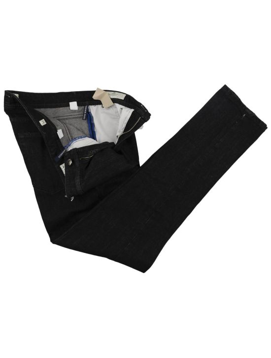 Luigi Borrelli Luigi Borrelli Black Cotton Ea Jeans Black 001