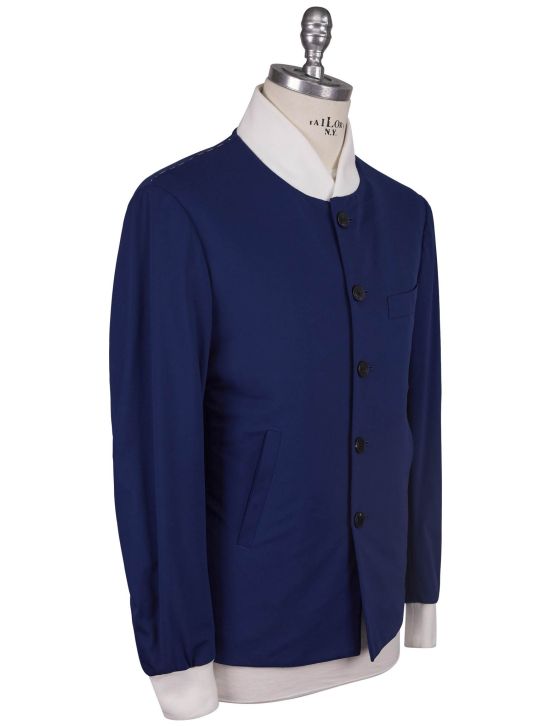 KNT Kiton Knt Blue Pa Ea Blazer Blue 001