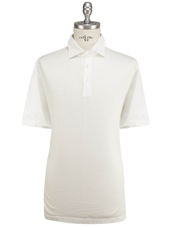 Luigi Borrelli Luigi Borrelli White Linen Cotton Polo White 000