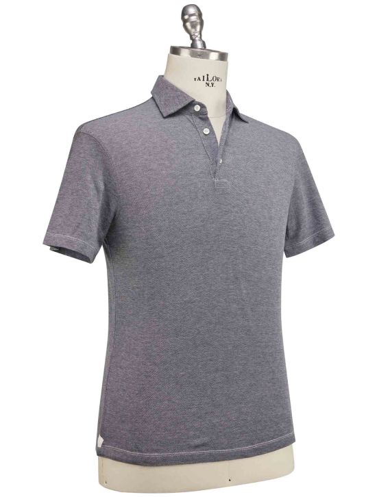 Luigi Borrelli Luigi Borrelli Gray Cotton Polo Gray 001