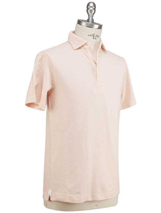 Luigi Borrelli Luigi Borrelli Pink Cotton Polo Pink 001