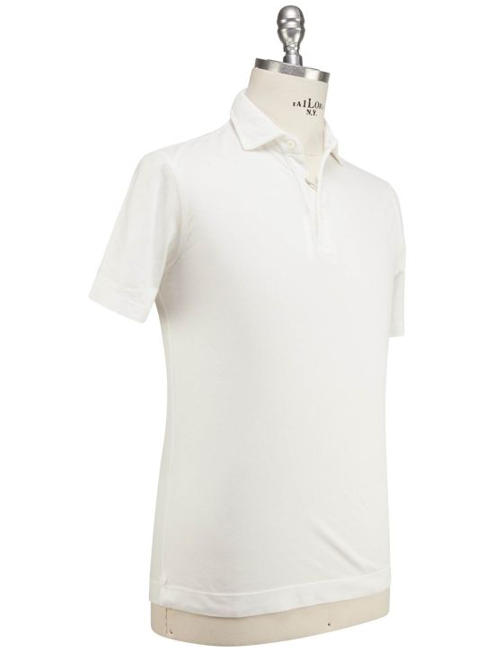 Luigi Borrelli Luigi Borrelli White Cotton Polo White 001