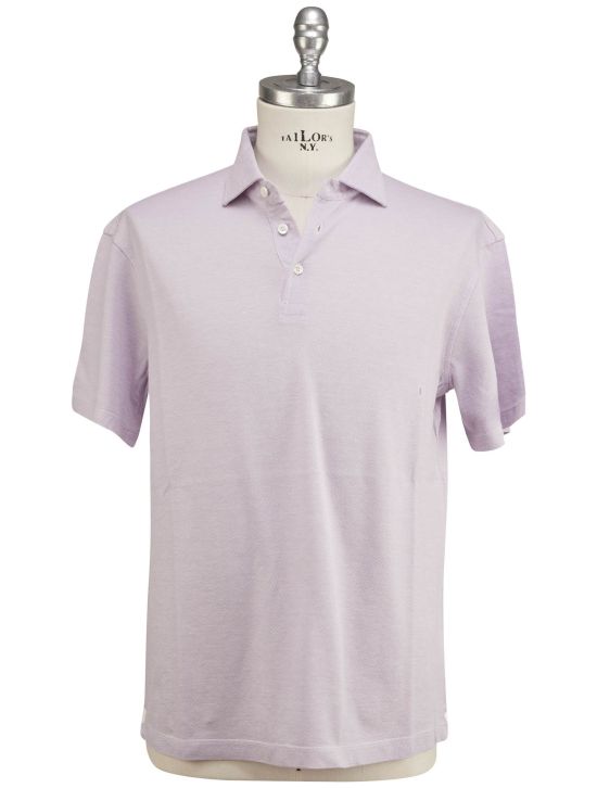 Luigi Borrelli Luigi Borrelli Purple Cotton Polo Purple 000