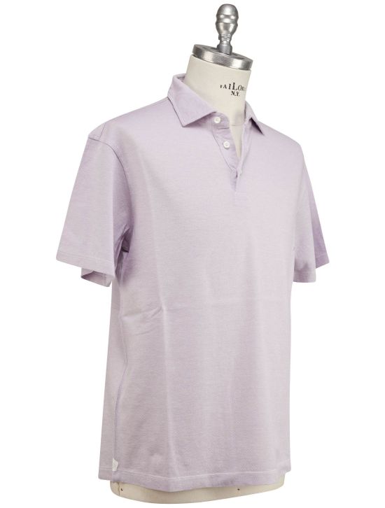 Luigi Borrelli Luigi Borrelli Purple Cotton Polo Purple 001