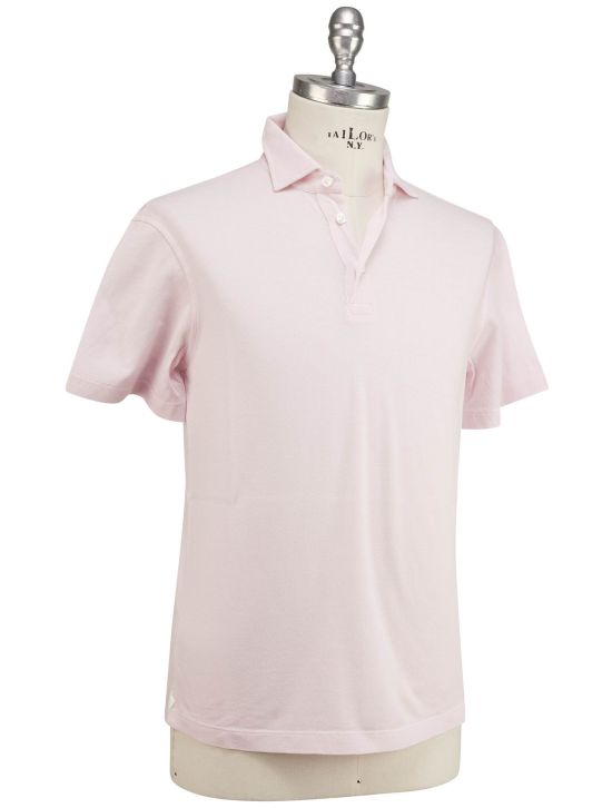 Luigi Borrelli Luigi Borrelli Pink Cotton Polo Pink 001