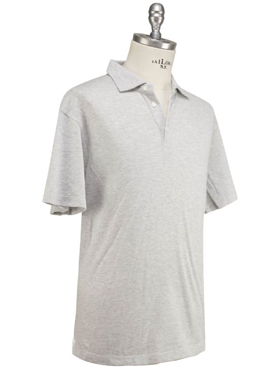 Luigi Borrelli Luigi Borrelli Gray Cotton Polo Gray 001