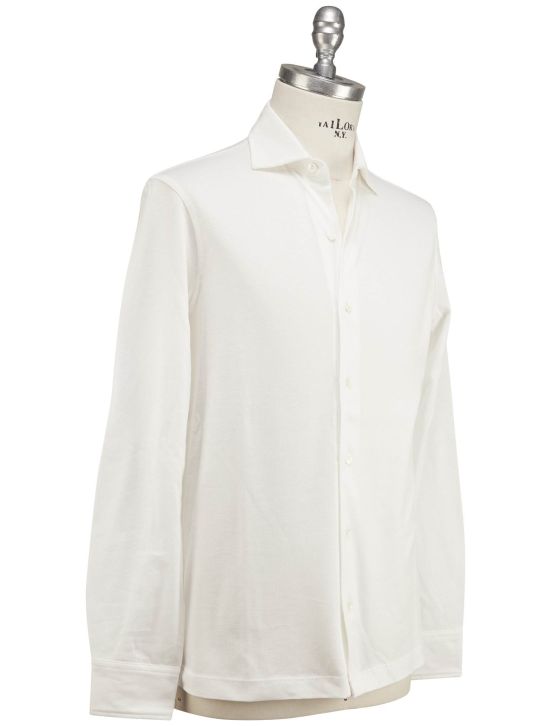 Luigi Borrelli Luigi Borrelli White Cotton Shirt White 001