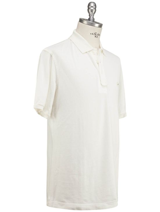 Luigi Borrelli Luigi Borrelli White Cotton Polo White 001