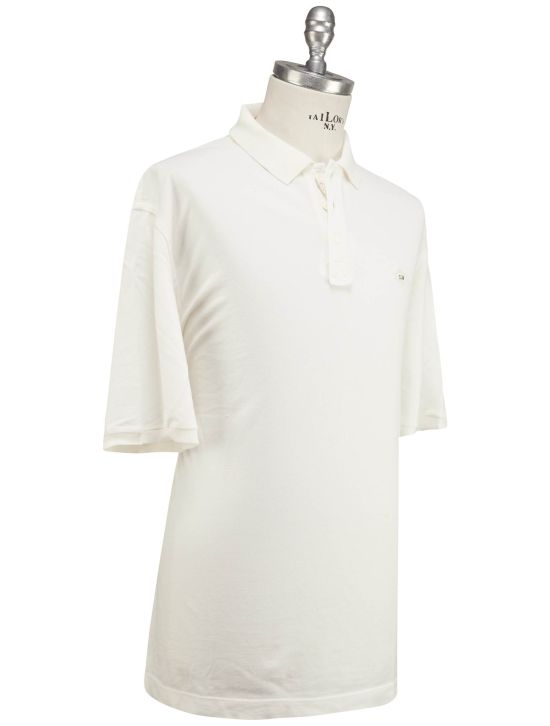 Luigi Borrelli Luigi Borrelli White Cotton Polo White 001