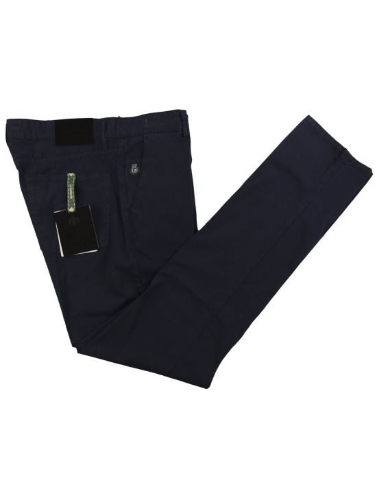 Luigi Borrelli Luigi Borrelli Blue Cotton Ea Pant Blue 000