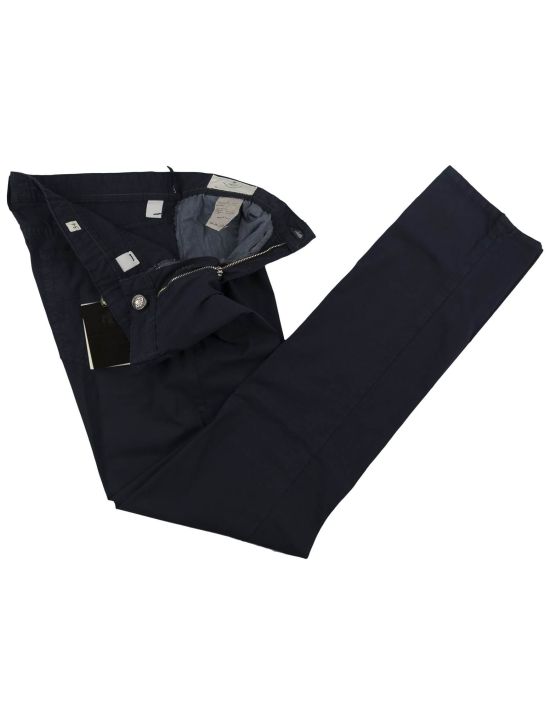 Luigi Borrelli Luigi Borrelli Blue Cotton Ea Pant Blue 001