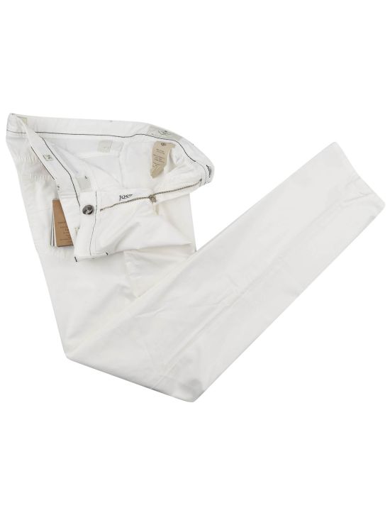 Luigi Borrelli Luigi Borrelli White Cotton Ea Pant White 001