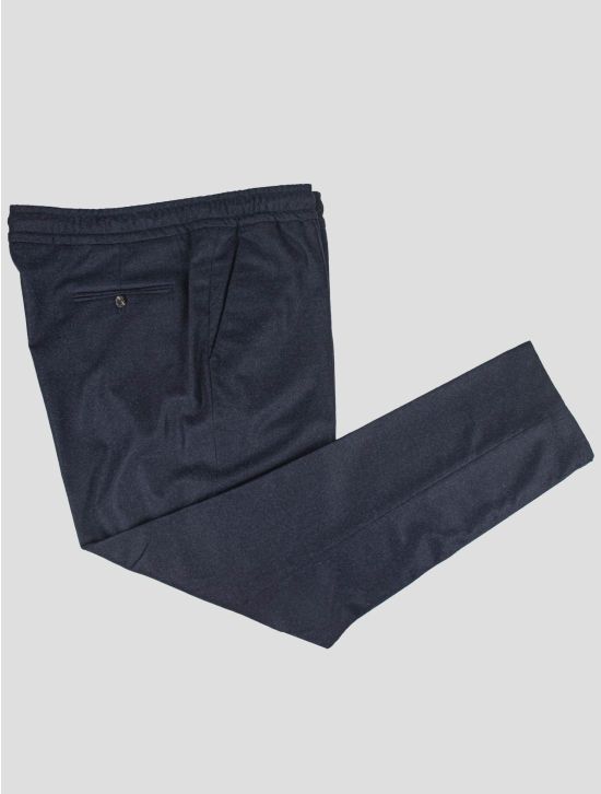 Isaia Isaia Blue Wool Pants Blue 000