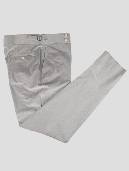 Isaia Isaia Gray Cotton Wool Ea Velvet Pants Gray 000