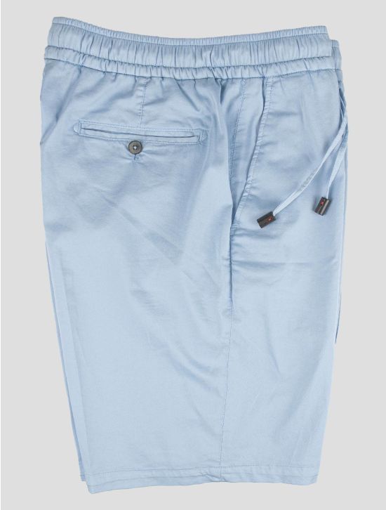 Isaia Isaia Light Blue Cotton Silk Ea Short Pant Light Blue 000