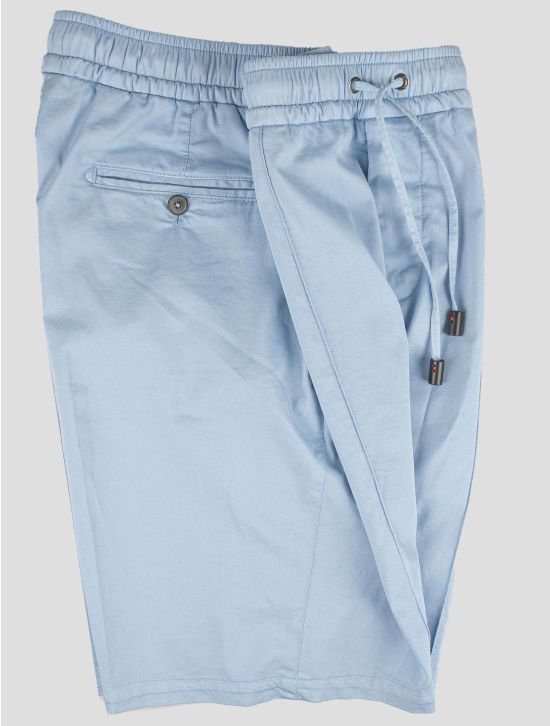 Isaia Isaia Light Blue Cotton Silk Ea Short Pant Light Blue 001