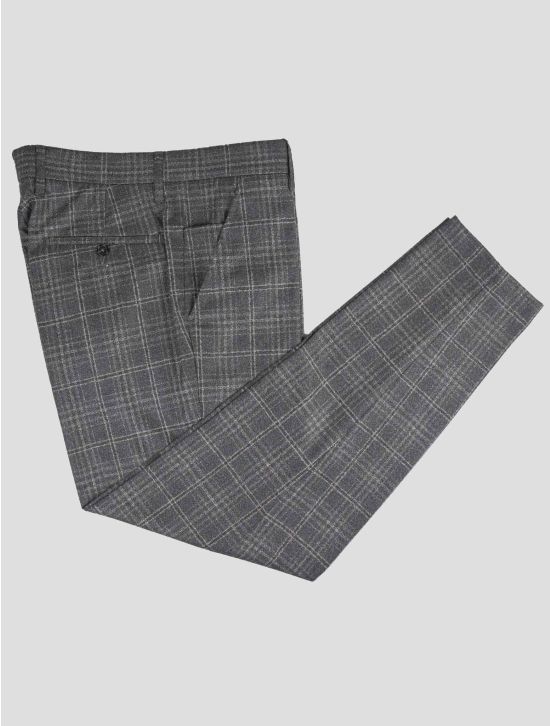 Isaia Isaia Gray Wool Dress Pants Gray 000