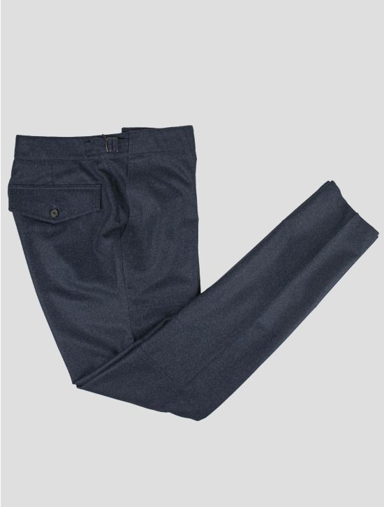 Isaia Isaia Blue Wool Pants Blue 000