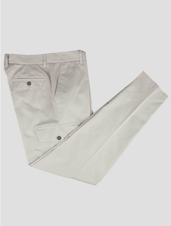 Isaia Isaia Gray Cotton Cargo Pants Gray 000