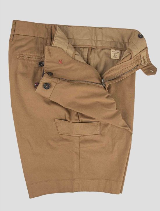 Isaia Isaia Beige Cotton Ea Short Pants Beige 001