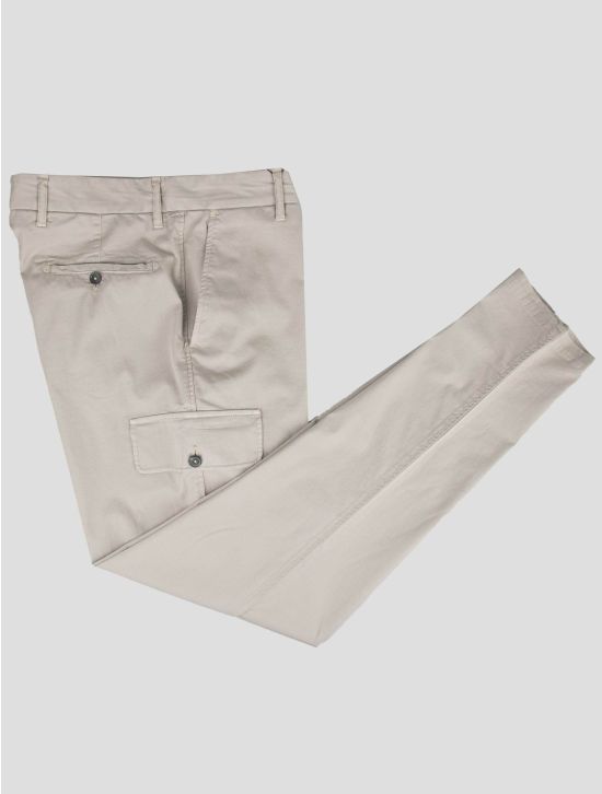 Isaia Isaia Gray Cotton Ea Cargo Pants Gray 000