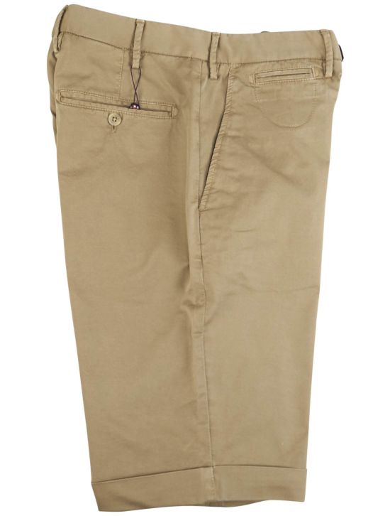 Isaia Isaia Beige Cotton Short Pant Beige 000