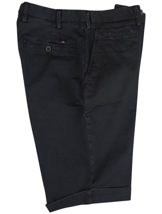 Isaia Isaia Blue Cotton Ea Short Pant Blue 000