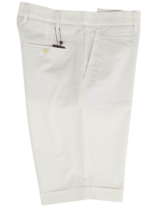 Isaia Isaia White Cotton Ea Short Pant White 000