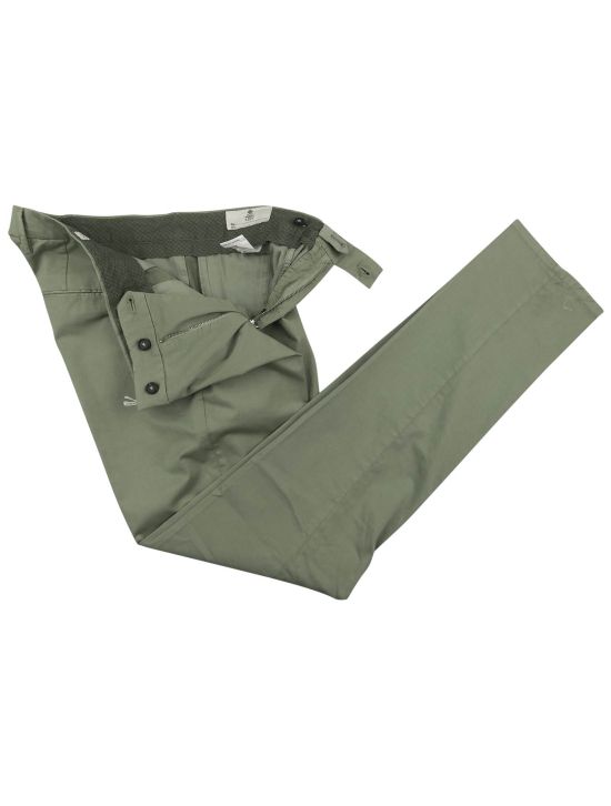 Luigi Borrelli Luigi Borrelli Green Cotton Ea Pant Green 001