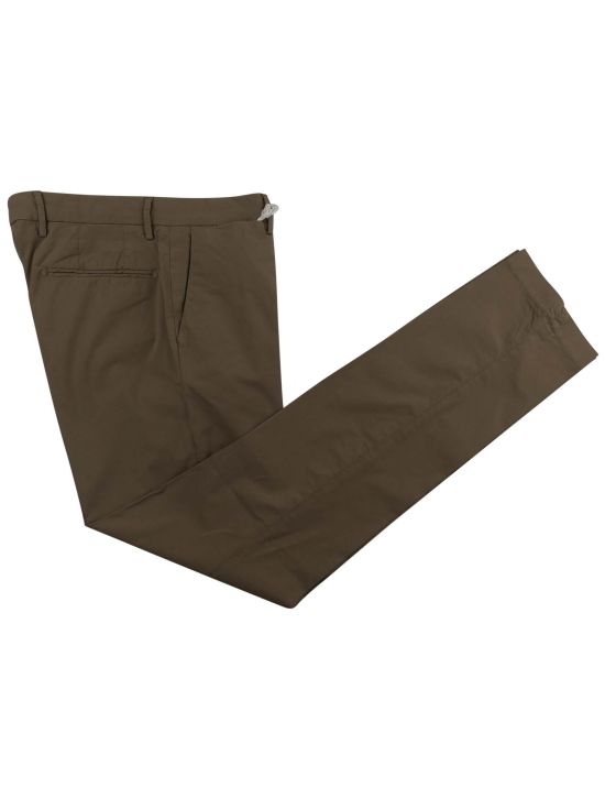 Luigi Borrelli Luigi Borrelli Brown Cotton Ea Pant Brown 000