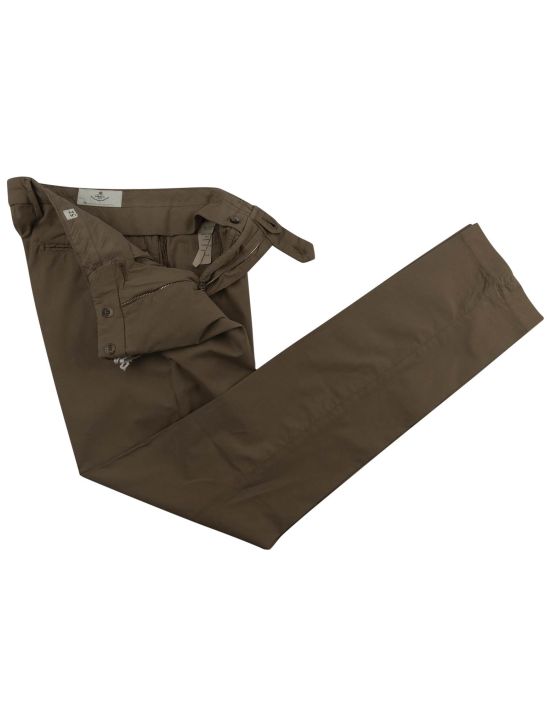 Luigi Borrelli Luigi Borrelli Brown Cotton Ea Pant Brown 001