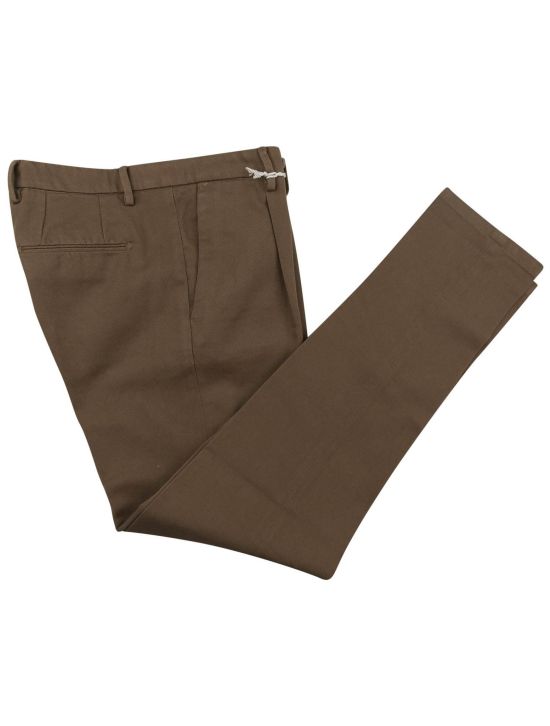 Luigi Borrelli Luigi Borrelli Brown Cotton Ea Pant Brown 000