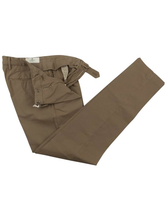 Luigi Borrelli Luigi Borrelli Brown Cotton Ea Pant Brown 001