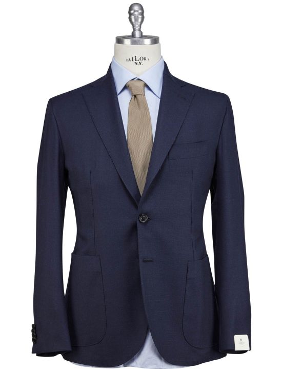 Luigi Borrelli Luigi Borrelli Blue Virgin Wool Blazer Blue 000