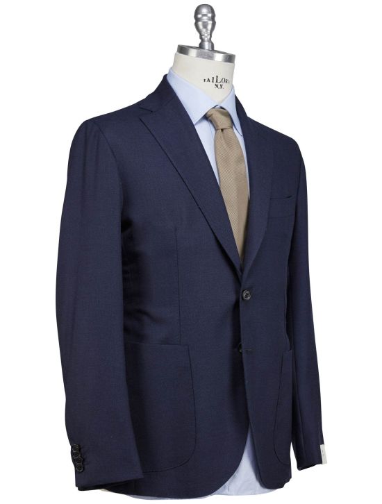 Luigi Borrelli Luigi Borrelli Blue Virgin Wool Blazer Blue 001