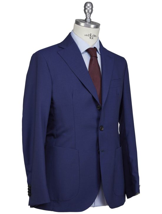 Luigi Borrelli Luigi Borrelli Blue Virgin Wool Blazer Blue 001