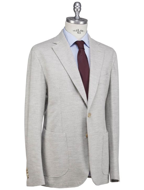 Luigi Borrelli Luigi Borrelli Beige Virgin Wool Blazer Beige 001