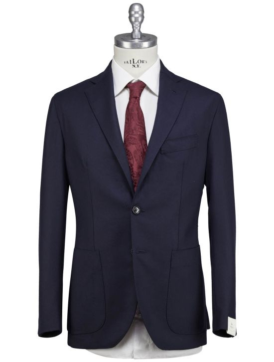 Luigi Borrelli Luigi Borrelli Blue Virgin Wool Blazer Blue 000