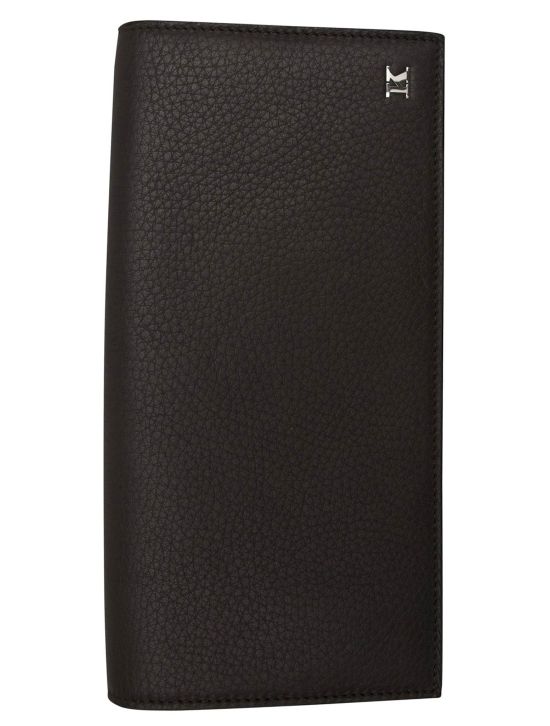 Kiton Kiton Black Leather Document Holder Black 000