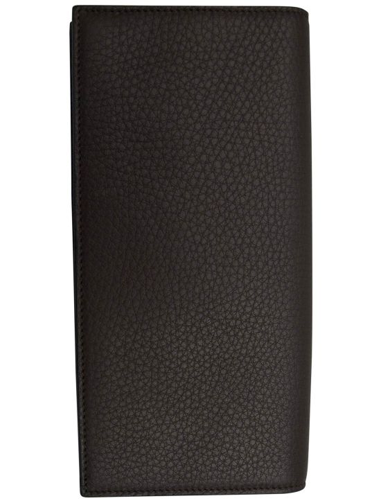 Kiton Kiton Black Leather Document Holder Black 001