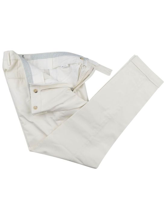 Luigi Borrelli Luigi Borrelli White Cotton Ea Pant White 001