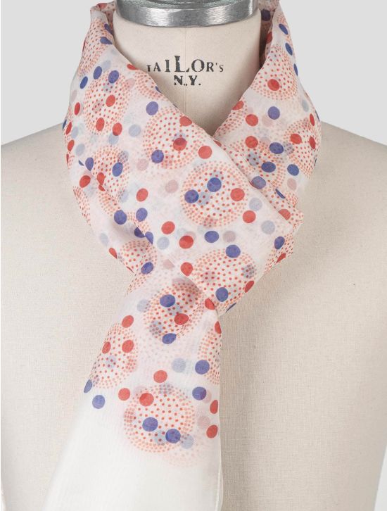 Isaia Isaia Multicolor Cotton Silk Scarf Multicolor 001