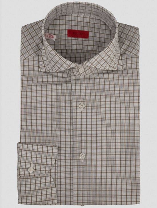 Isaia Isaia Beige Cotton Shirt Beige 000