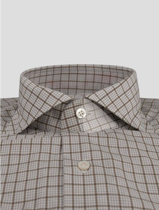 Isaia Isaia Beige Cotton Shirt Beige 001