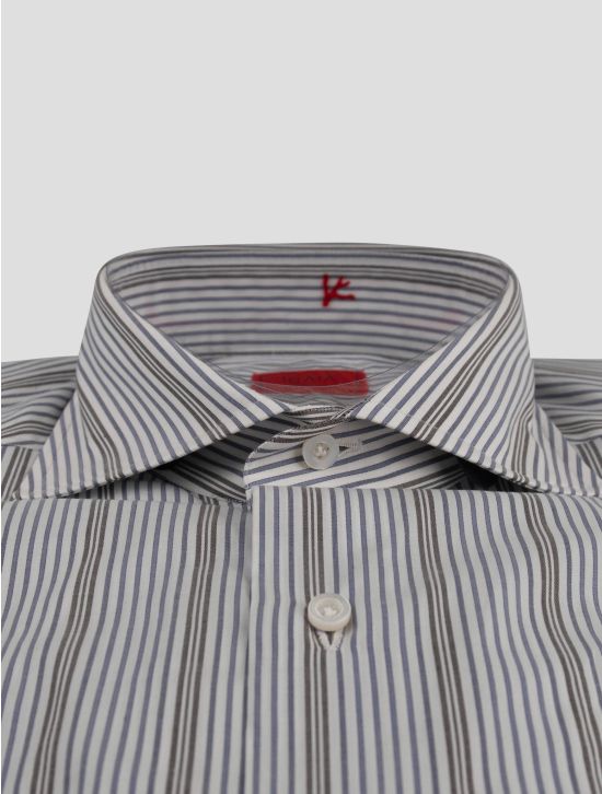 Isaia Isaia Multicolor Cotton Shirt Multicolor 001