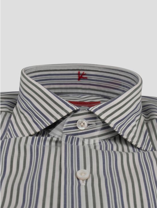 Isaia Isaia Multicolor Cotton Shirt Multicolor 001