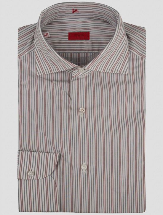 Isaia Isaia Multicolor Cotton Shirt Multicolor 000